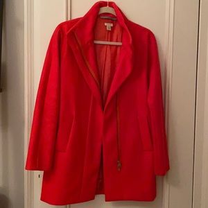 J.Crew fall coat in burnt Orange